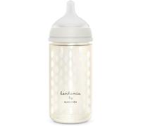 Suavinex Bonhomia Biberón Vidrio Flujo Medio Beige 240 ml