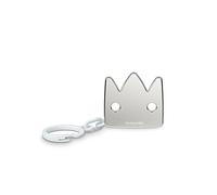 SUAVINEX Broche para Chupetes con Pinza para Bebés +0 Meses. Broche Joya Efecto Metalizado Plateado. Broche con Forma de Corona, Plateado