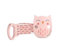 Suavinex, Broche Pinza con Cinta. Chupetero. Cadena para chupete con cinta textil, con diseño a dos caras. +0 Meses. Bonhomia, Rosa
