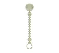 Suavinex, Broche Pinza de Silicona, Chupetero con Cadena de Silicona de una Única Pieza, +0 Meses, Colour Essence, Verde