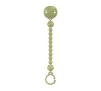 Suavinex, Broche Pinza de Silicona, Chupetero con Cadena de Silicona de una Única Pieza, +0 Meses, Flexible y de Tacto Agradable, Colour Essence, Turtle Green