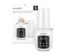 Suavinex, Calientabiberones y Esterilizador 2 en 1, Esteriliza Biberones y Chupetes, Calienta y Descongela Biberones, Leche Materna y Potitos, con Modo Rápido y Apagado Automático, Fácil de Usar