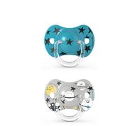 Suavinex Chupestes Prints Tetina Fisiológica SX Pro 6-18 Meses // Precio, Comprar n/a 2 Unidades (Colores Aleatorios)