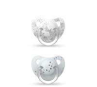 Suavinex Chupete Anatómico Tetina Silicona 6-18m // Precio, Comprar n/a 2 Unidades (Colores Aleatorios)