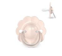 Suavinex, Chupete Bebés 0/6 Meses y Recién Nacidos, Tetina Fisiológica de Silicona SX Pro, Simétrica, Plana y Flexible, Respeta el Desarrollo Bucodental, Forma Redonda con Anilla, Wonder Rosa Liso