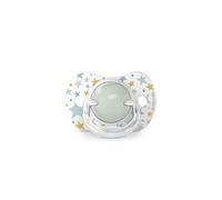 Suavinex, Pack de 2 Chupetes con Tetina Fisiológica de Silicona SX Pro, para Bebés 6-18 Meses, Tetina más Plana y Flexible, Respeta el Desarrollo Bucodental, Dreams Azul