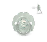Suavinex, Chupete para Bebés 0/6 Meses y Recién Nacidos, Tetina Fisiológica de Silicona SX Pro, Simétrica, Plana y Flexible, Respeta el Desarrollo Bucodental, Forma Redonda con Anilla, Wonder Verde