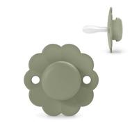 Suavinex, Chupete para Bebés 6/18 Meses, Chupete Redondo con Tetina Fisiológica de Silicona SX Pro, Tetina Simétrica, Plana y Flexible, Respeta el Desarrollo Bucodental, Wonder Green