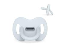 Suavinex, Chupete Todo Silicona, Bebés 0/6 Meses y Recién Nacidos, Tetina Fisiológica Sx Pro, Blandito y Flexible, Ideal para Dormir, Respeta el Desarrollo Bucodental, Colour Essence, Ballad Blue