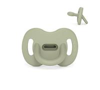 Suavinex, Chupete Todo Silicona, para Bebés 6/18 Meses, Chupete con Tetina Fisiológica Sx Pro, Súper Blandito y Flexible, Ideal para Dormir, Colour Essence, Verde