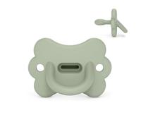 Suavinex, Chupete Todo Silicona, para Bebés 6/18 Meses, con Tetina Fisiológica Sx Pro, Súper Blandito y Flexible, Ideal para Dormir, Respeta el Desarrollo Bucodental, Butterfly, Lake Green
