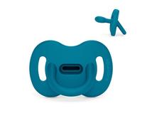 Suavinex, Chupete Todo Silicona, para Bebés 6/18 Meses, con Tetina Fisiológica Sx Pro, Súper Blandito y Flexible, Ideal para Dormir, Respeta el Desarrollo Bucodental, Colour Essence, Deep Ocean