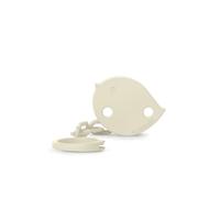 SUAVINEX, Chupetero, Cadena Chupete Bebé, Birdies Beige | Sujeta Clip con Pinza, Placa con Forma de Pajarito, Compatible Chupetes con Anilla, Bebés +0 Meses, Apto Recién Nacido