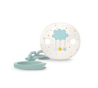 Suavinex, Chupetero, Cadena Chupete Bebé, Sujeta Chupete Clip con Pinza. Para Bebés +0 Meses, Apto Recién Nacido, Dreams Azul