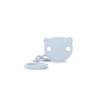 Suavinex Wild&Free Chupetero con Pinza de Osito Azul +0m