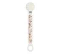 Suavinex, Chupetero de Tela para Bebé, Suave y Flexible, Cinta con Diseño a Doble Cara, Cadena Chupete Bebé, Sujeta Chupete Clip con Pinza. Para Bebés +0 Meses, Apto Recién Nacido, Wonderland Flores