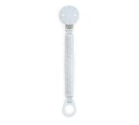 Suavinex, Chupetero de Tela para Bebé, Suave y Flexible, Cinta con Diseño Reversible, Cadena Chupete Bebé, Sujeta Chupete Clip con Pinza. Para Bebés +0 Meses, Apto Recién Nacido, Wonderland Azul
