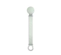 Suavinex, Chupetero de Tela para Bebés, Cinta con Diseño a Doble Cara, Cadena Chupete Bebé, Sujeta - Clip con Pinza, para Chupetes con Anilla. +0 Meses, Apto Recién Nacido, Wonder Liso Verde
