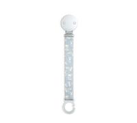 Suavinex, Chupetero de Tela para Bebés, Cinta con Diseño a Doble Cara, Cadena Chupete Bebé, Sujeta - Clip con Pinza, para Chupetes con Anilla. +0 Meses, Apto Recién Nacido, Wonder Conejitos Azul