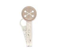 SUAVINEX, Chupetero de Tela para Bebés, Wild&Free, Beige