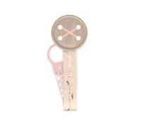 SUAVINEX, Chupetero de Tela para Bebés, Wild&Free, Rosa | Cinta Diseño a Doble Cara, Cadena Chupete Bebé, Sujeta - Clip con Pinza, Compatible Chupetes con Anilla, Apto Recién Nacido
