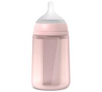 Suavinex Colour Essence Biberón Botella Silicona Flujo M Rosewater +3m 240 ml