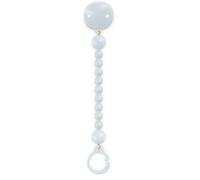Suavinex, Broche Pinza de Silicona, Chupetero con Cadena de Silicona de una Única Pieza, +0 Meses, Flexible y de Tacto Agradable, Colour Essence, Ballad Blue