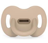 Suavinex, Chupete Todo Silicona, para Bebés 6/18 Meses, con Tetina Fisiológica Sx Pro, Súper Blandito y Flexible, Ideal para Dormir, Respeta el Desarrollo Bucodental, Colour Essence, Irish Cream