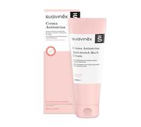 Suavinex, Crema Antiestrías Embarazo, Previene las Estrías, Potencia la Elasticidad, Calma el Picor, Apta Pieles Sensibles, Aroma Suave, Fácil absorción, 92% Ingredientes de Origen Natural, 250 ml