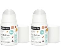 Suavinex, Desodorante para Niños y Niñas, Formato Roll On, Sin Alcohol, Sin Aluminio, Apto Pieles Sensibles, Clínicamente Testado, Eficacia 24h, 98% Ingredientes Origen Natural, Unisex, +8 Años, 50 ml