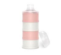 Suavinex, Dosificador de Leche en Polvo y Cereales. Con 4 Compartimentos, Boquilla y Cierre de Rosca. Apto Para Lavavajillas. Bonhomia, Color Rosa