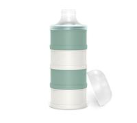 Suavinex, Dosificador de Leche en Polvo y Cereales. Con 4 Compartimentos, Boquilla y Cierre de Rosca. Apto Para Lavavajillas. Bonhomia, Color Verde