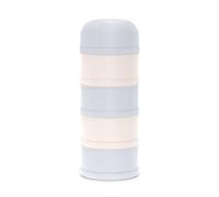 Suavinex, Dosificador de Leche en Polvo y Cereales, Dispensador con 4 Compartimentos, Boquilla y Tapa, Hermético con Cierres de Rosca, Apilable, Apto Para Lavavajillas, para Snacks, Bebés +0M, Azul