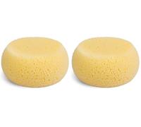 Suavinex, Esponja Hidrófila para Bebés, Esponja para Bebé Recién Nacido, muy Suave y Absorbente, de Larga Duración, para el Aseo Diario, Tamaño Grande, Amarillo, 1U (Paquete de 2)