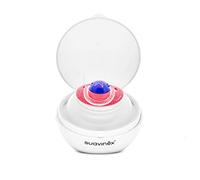 Suavinex, Esterilizador de Chupetes Portátil con Luz Ultravioleta UV Duccio, Elimina el 99% de los gérmenes. Funciona con Pilas o USB, Color Gris