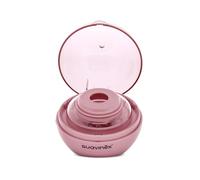 Suavinex, Esterilizador de Chupetes Portátil con Luz Ultravioleta UV, Elimina el 99% de los Gérmenes en 3 Minutos, Funciona con Pilas o USB, Seguro, Sin Agentes Químicos, Ideal Viaje, Duccio Rosa