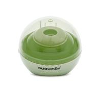 Suavinex, Esterilizador de Chupetes Portátil con Luz Ultravioleta UV, Elimina el 99% de los Gérmenes en 3 Minutos, Funciona con Pilas o USB, Seguro, Sin Agentes Químicos, Ideal Viaje, Duccio Verde