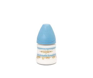 Suavinex ETHNIC - Biberón redondo (150 ml), color turquesa