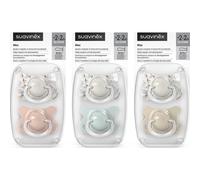 Suavinex Fusion -2 Chupete Silicona Fisiológico 2 Meses 2 uds