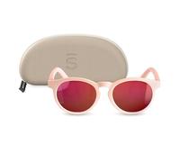 SUAVINEX, Gafas de Sol para Bebés de 0 a 12 Meses, Polarizadas, con Filtro UV400, Cat. 3, 100% Protección Rayos UVA y UVB, Funda Incluida, Muy Flexibles y Ligeras, Redondas, Modelo 2026, Color Rosa