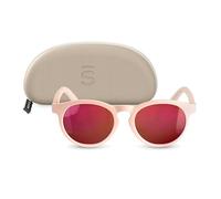 SUAVINEX, Gafas de Sol para Niñas y Niños de 2 a 3 Años, Polarizadas, Filtro UV 400, 100% Protección Rayos UVA y UVB, con Funda y Cinta de Sujeción, Flexibles y Ligeras, Redondas, Modelo 2026, Rosa