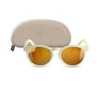 SUAVINEX, Gafas de Sol para Niñas y Niños de 2 a 3 Años, Polarizadas, Filtro UV 400, 100% Protección Rayos UVA y UVB, con Funda y Cinta de Sujeción, Flexibles y Ligeras, Redondas, Modelo 2026, Beige