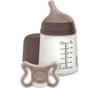 Suavinex Pack Zero Zero Chupete + Biberón Oscuro