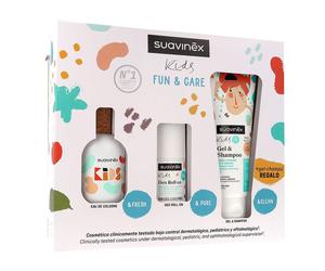 Suavinex Kids Set Fun & Care roll-on 50 ml + colonia 100 ml - pack higiene infantil