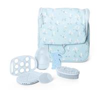Suavinex, Kit Baño Bebé con Neceser, Set Higiene Recién Nacido, Azul