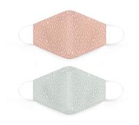 Suavinex Mascarillas higiénicas para adultos reutilizables, certificadas y aprobadas +10 años, 3 capas, 25 ciclos de lavado, fabricadas en España, 2 unidades, verde y rosa, 29 g