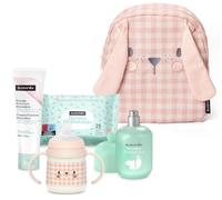 Suavinex Mochila Guardería para Bebés Conejo Rosa 4 Productos