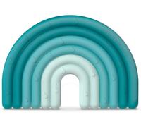 Suavinex Mordedor Silicona Arcoiris Azul +0m