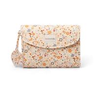 Suavinex, Neceser Bebé Recién Nacido de Tela, Tejido Robusto, Cierre de Solapa con Imán, Impermeable, para Organizar los Accesorios de Aseo del Bebé, Práctico y Cómodo, Fácil de Limpiar, Flores