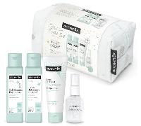 Suavinex, Neceser para Bebés de Tela, Set Regalo Bebé Recién Nacido con Cosmética: Gel Champú 100 ml + Loción Hidratante 100 ml + Crema Pañal 75 ml + Baby Cologne 50 ml. Formato Viaje. Azul Dreams